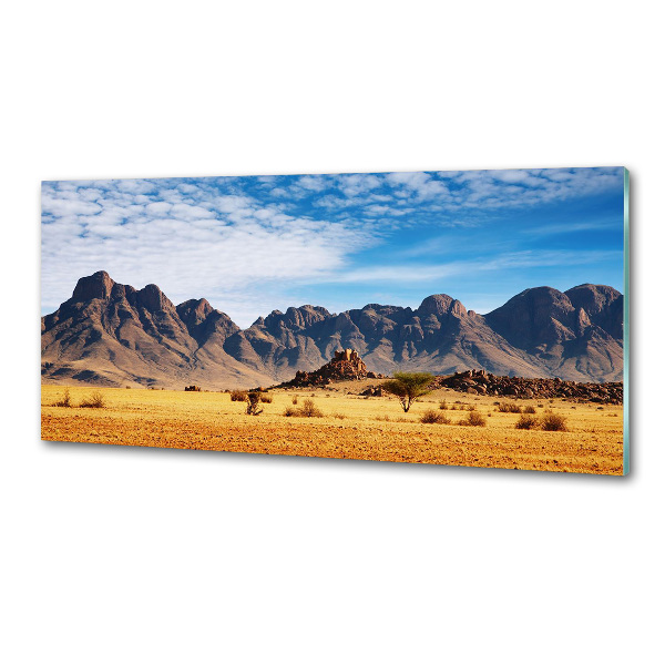 Achterwand keuken Rotsen in Namibië