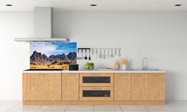 Achterwand keuken Rotsen in Namibië