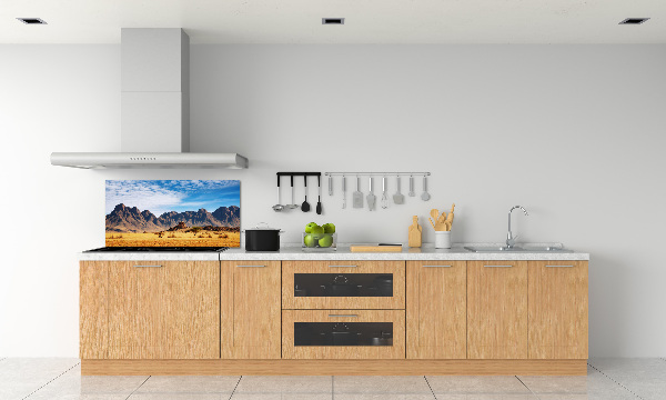 Achterwand keuken Rotsen in Namibië