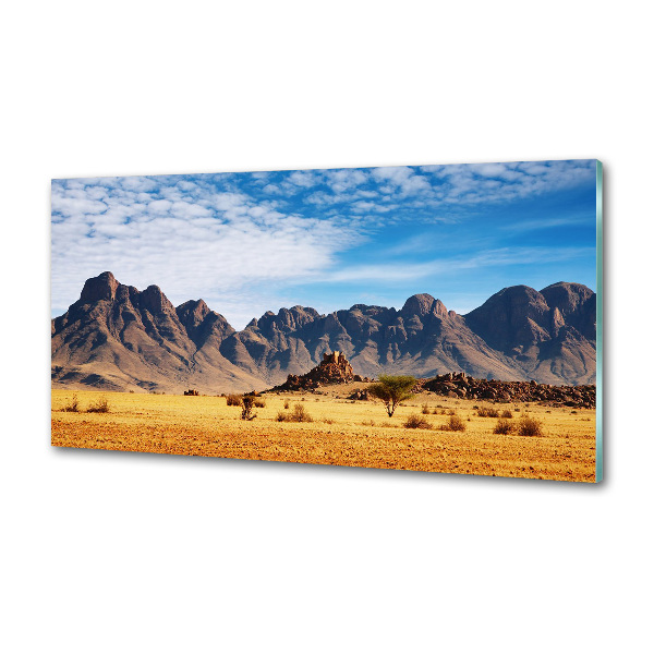 Achterwand keuken Rotsen in Namibië