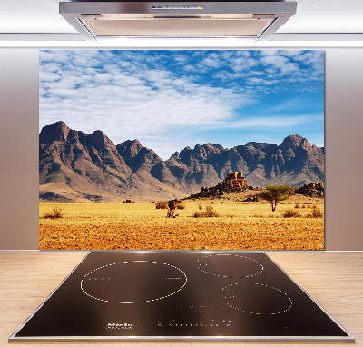 Achterwand keuken Rotsen in Namibië