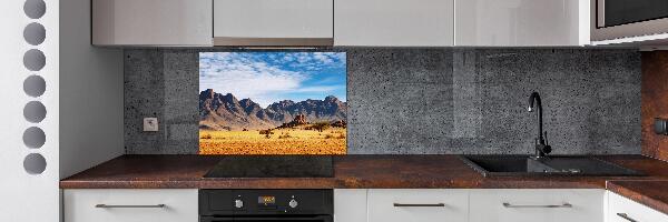 Achterwand keuken Rotsen in Namibië