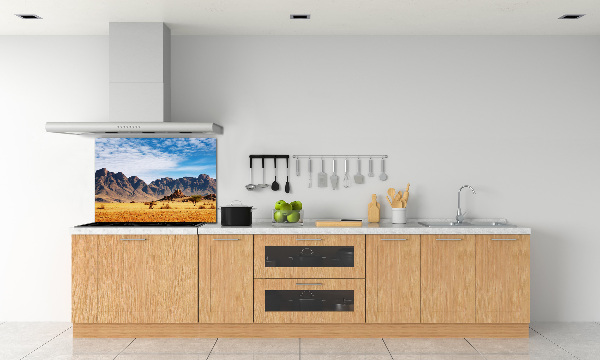 Achterwand keuken Rotsen in Namibië