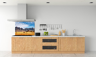 Achterwand keuken Rotsen in Namibië