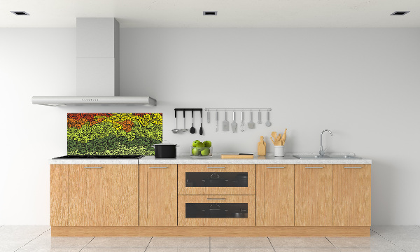 Keuken achterwand Kleurrijke golven