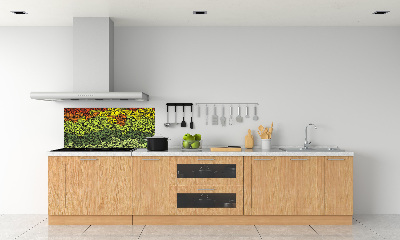Keuken achterwand Kleurrijke golven