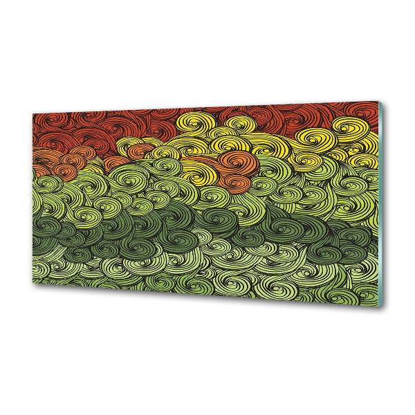 Panel do kuchni Kolorowe fale