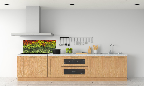 Keuken achterwand Kleurrijke golven