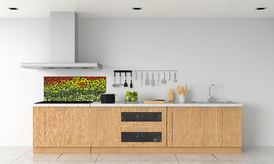 Keuken achterwand Kleurrijke golven