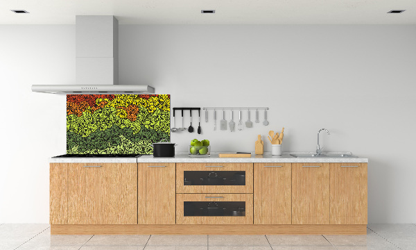 Keuken achterwand Kleurrijke golven