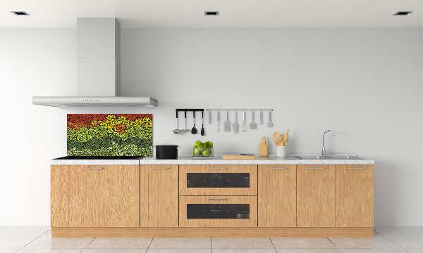 Keuken achterwand Kleurrijke golven