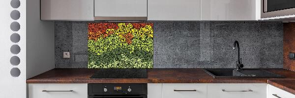 Keuken achterwand Kleurrijke golven