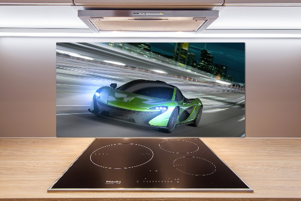 Panel dekor szkło Wyścigówka