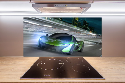 Panel dekor szkło Wyścigówka