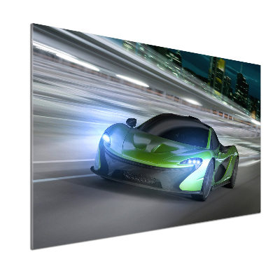 Panel dekor szkło Wyścigówka