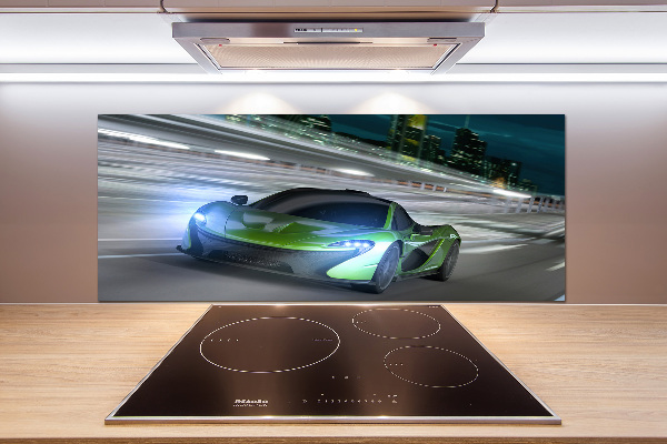 Panel dekor szkło Wyścigówka