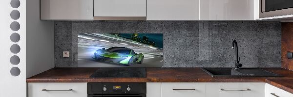 Achterwand keuken Racer