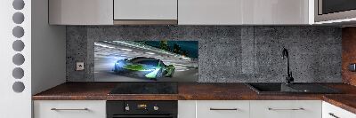 Achterwand keuken Racer