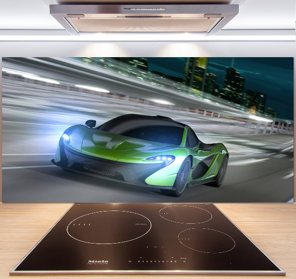 Panel dekor szkło Wyścigówka