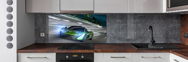 Panel dekor szkło Wyścigówka