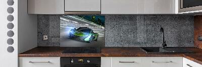 Panel dekor szkło Wyścigówka