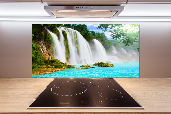 Spatscherm keuken Waterval