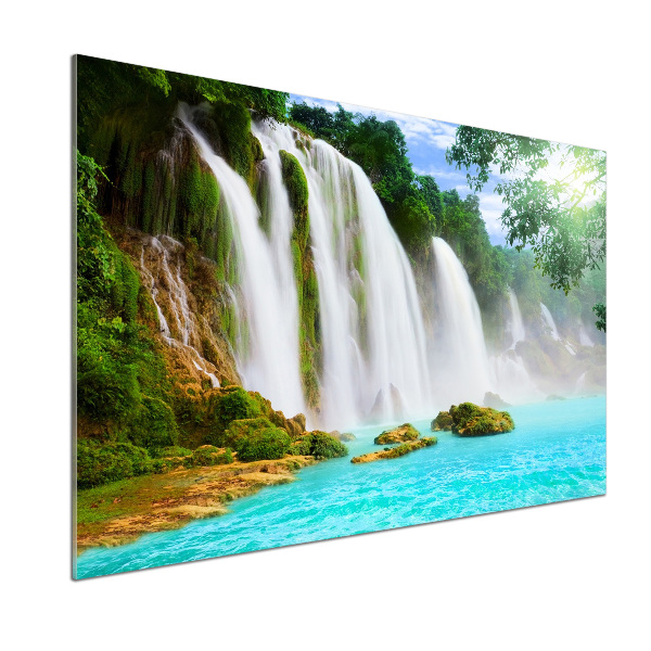 Spatscherm keuken Waterval