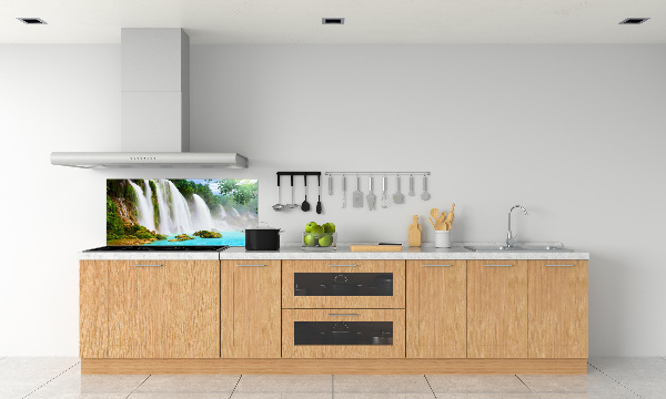 Spatscherm keuken Waterval