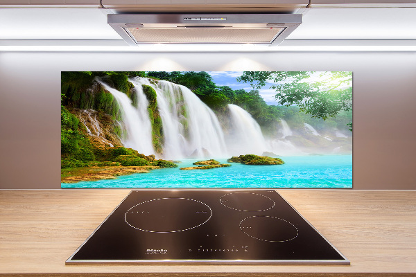 Spatscherm keuken Waterval
