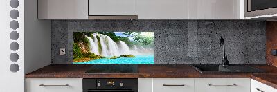 Spatscherm keuken Waterval