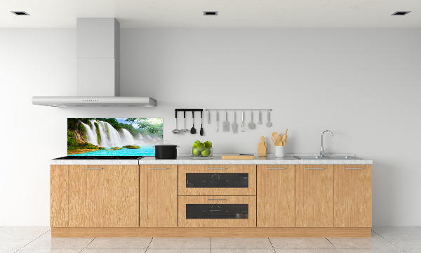 Spatscherm keuken Waterval