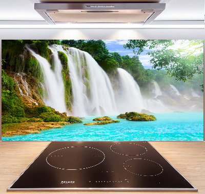 Spatscherm keuken Waterval