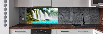 Spatscherm keuken Waterval