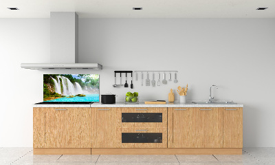 Spatscherm keuken Waterval