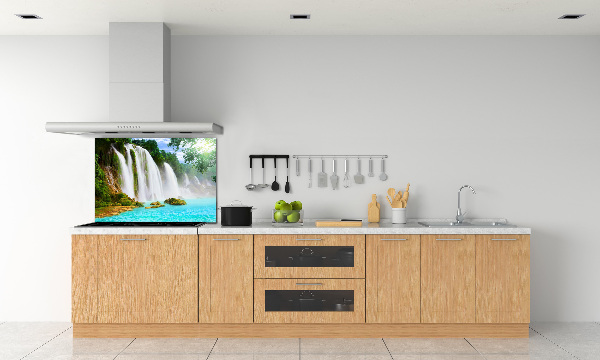 Spatscherm keuken Waterval