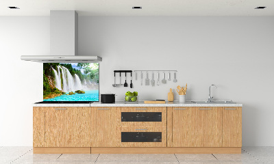 Spatscherm keuken Waterval