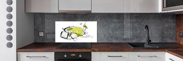 Spatplaat keuken Limoen met ijs