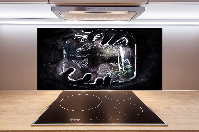 Panel do kuchni Motyle w słoiku