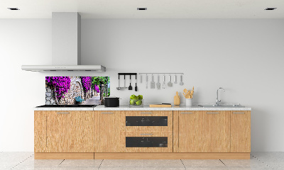 Spatplaat keuken Charmante straatjes