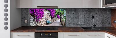 Spatplaat keuken Charmante straatjes