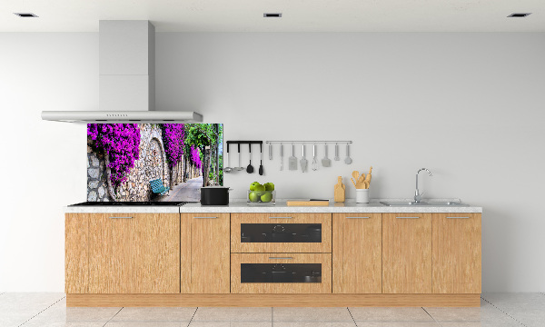 Spatplaat keuken Charmante straatjes