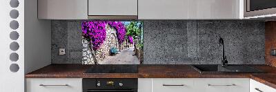 Spatplaat keuken Charmante straatjes