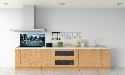 Keuken achterwand Singapore bij nacht