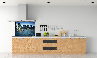 Keuken achterwand Singapore bij nacht