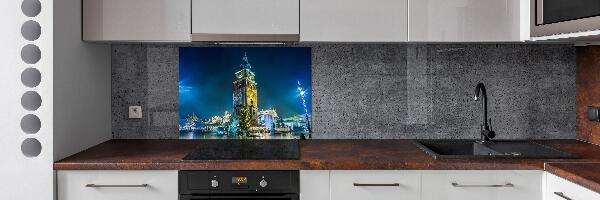 Glazen achterwand keuken Krakau, Polen