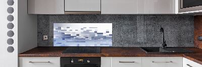 Achterwand keuken Kubusabstractie