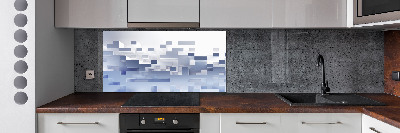 Achterwand keuken Kubusabstractie