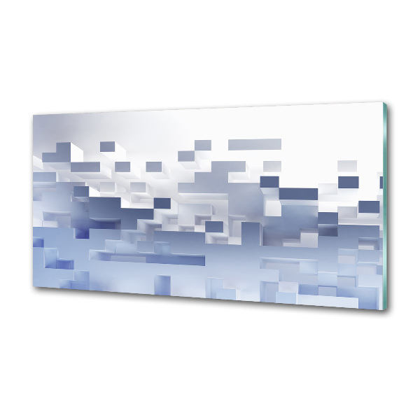 Achterwand keuken Kubusabstractie