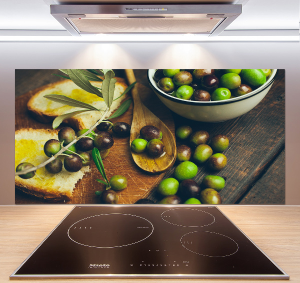 Keuken achterwand olijven