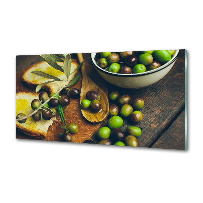 Panel szklany do kuchni Oliwki